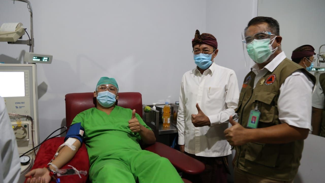 podiumnews.com-Bali Gelar Donor Plasma Darah Perdana Guna Tangani Pasien Covid-19 